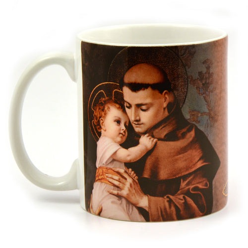 St Anthony Coffee Mug with Prayer