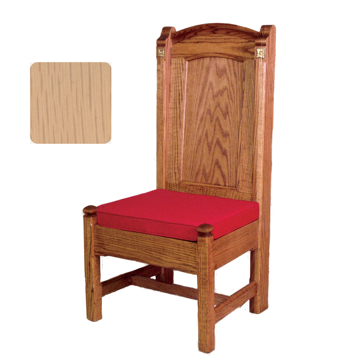 Limed Oak Roman Side Chair with Rosettes 147