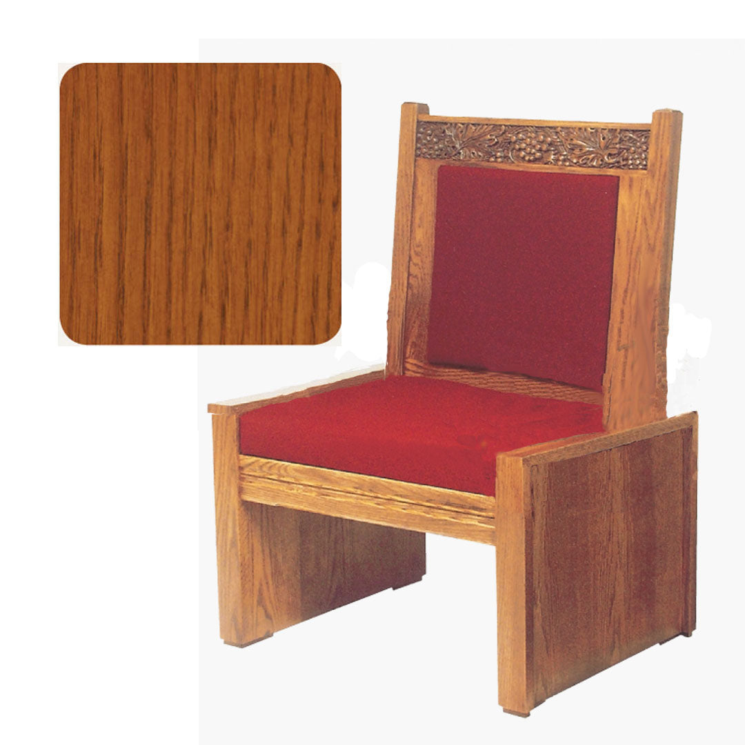 Sunset Finish Side Chair with Vine Decor 684S