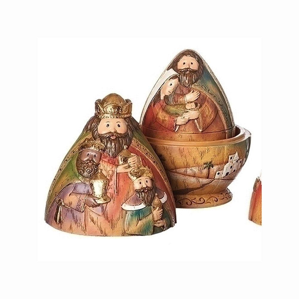 Nesting Nativity Figures 3 piece set