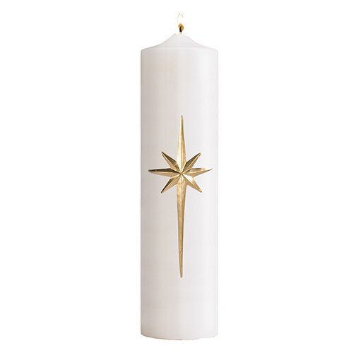 Bright Morning Star Christ Pillar Candle