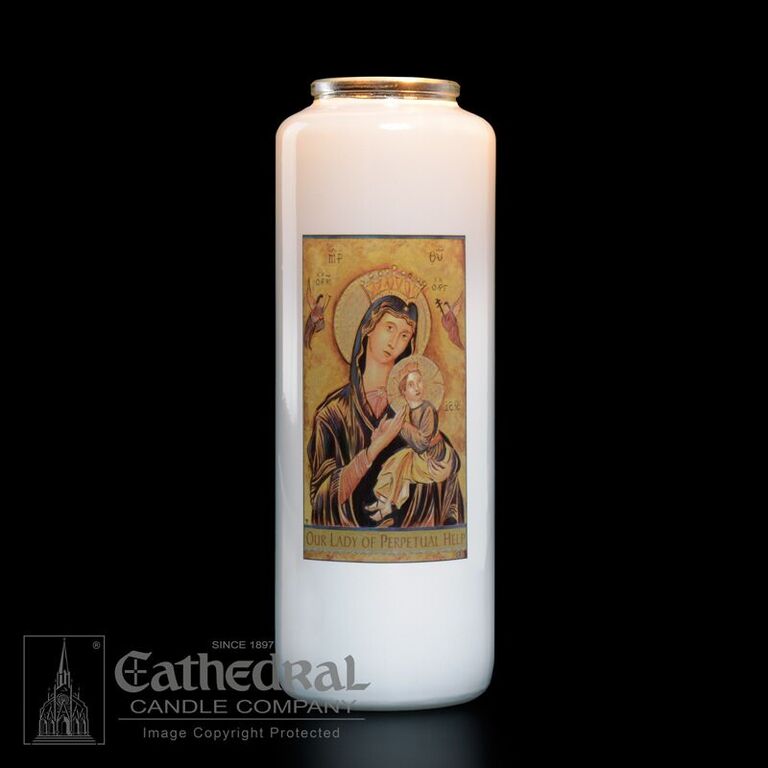Our Lady of Perpetual Help Devotional Candle