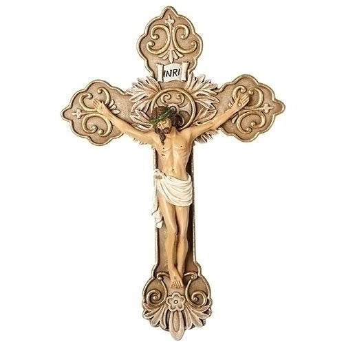 10 inch Ornate Wall Crucifix