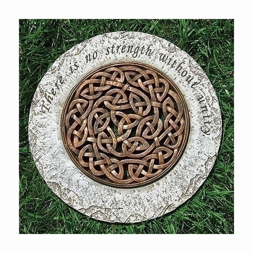 Bronze Celtic Knot Garden Stepping Stone