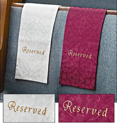 Reserved Pew Cloths - 4 per pack