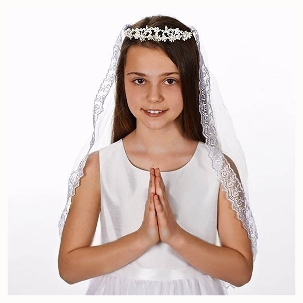 Kate Tiara First Communion Veil