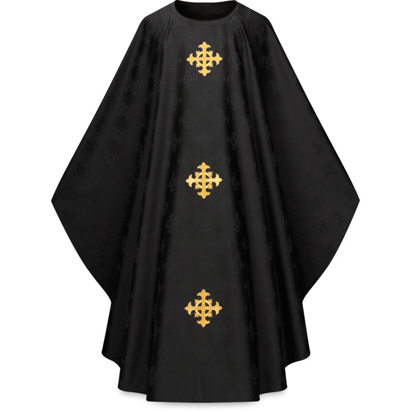 Adornes Damask Chasubles with Embroidered Crosses no. 3978