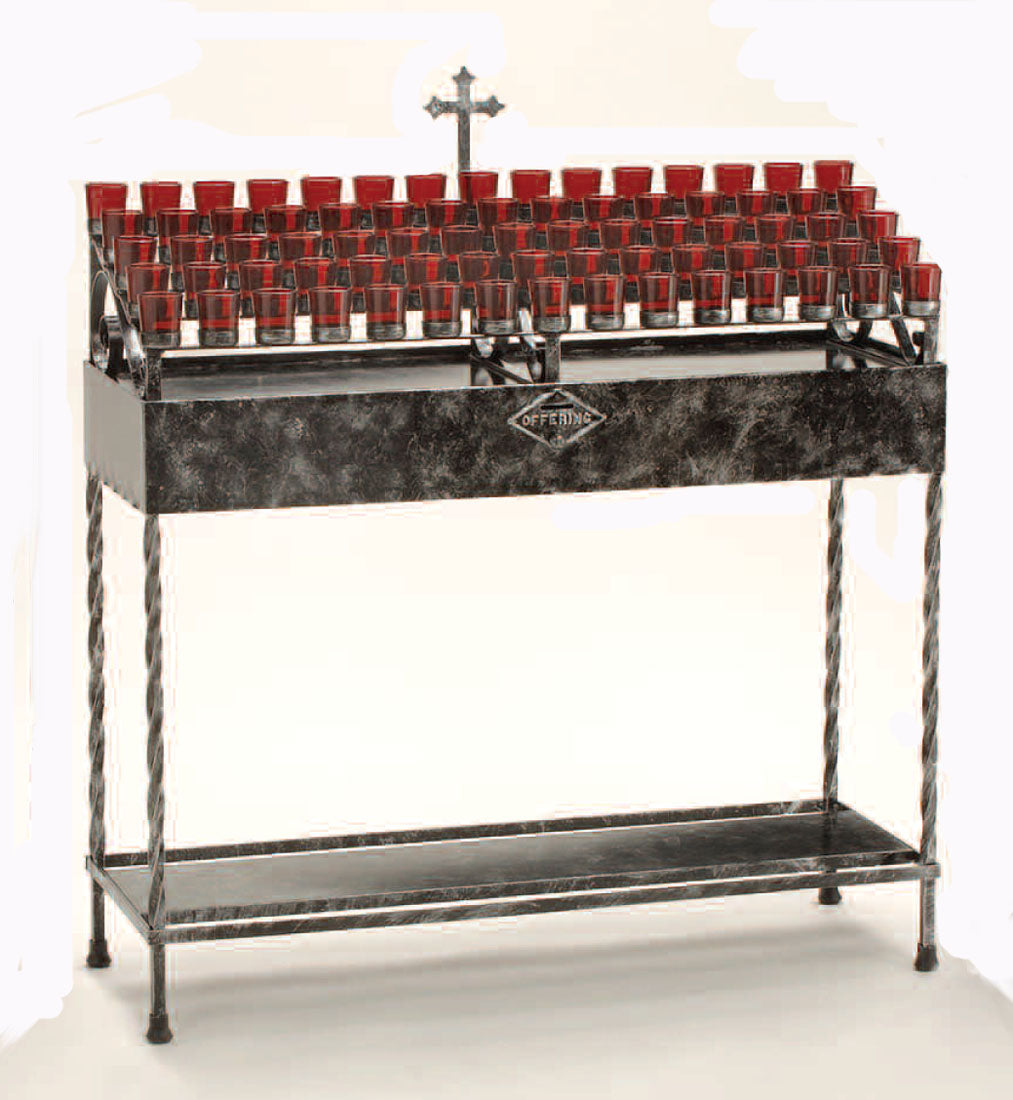 75 light Votive Candle Stand with Shelf - no. 19x75
