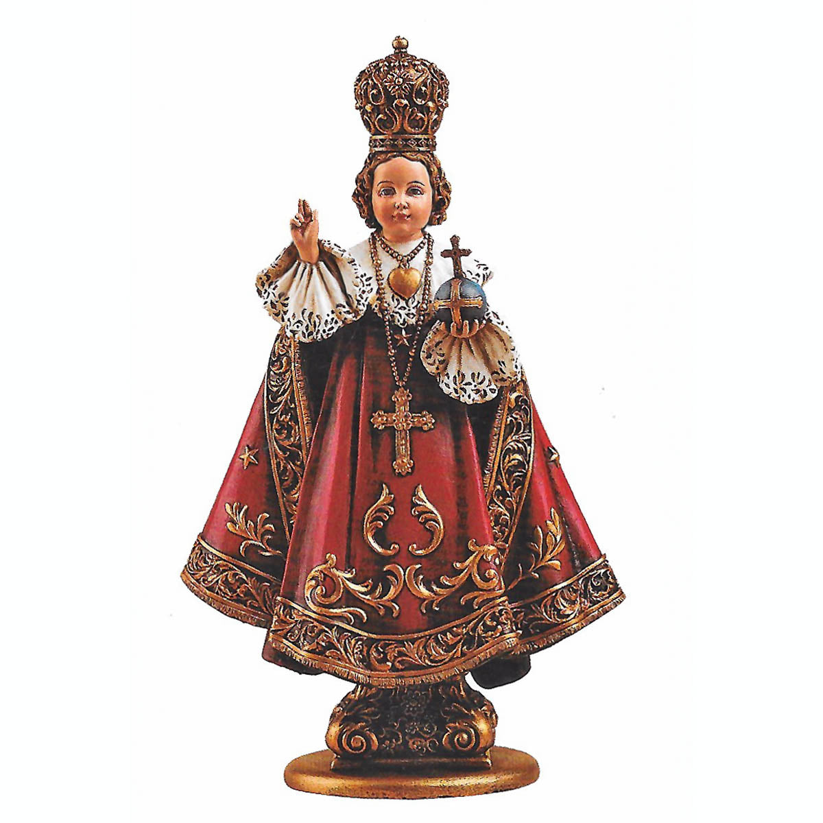 Infant of Prague 10 inch Renaissance Statue