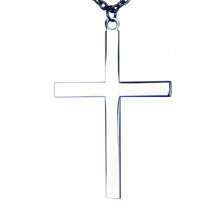 Silver Plated Latin Acolyte Cross