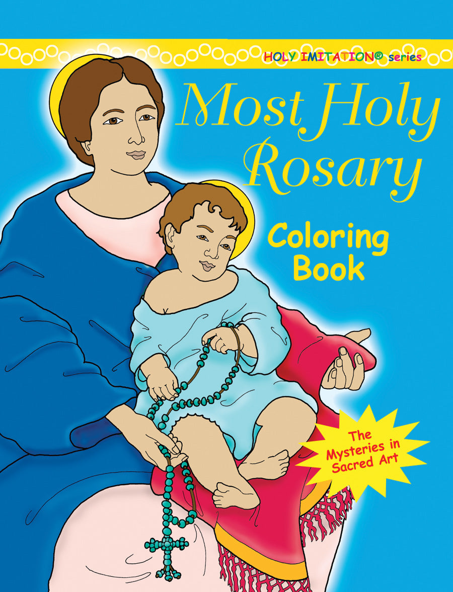 Most Holy Rosary: Coloring Book