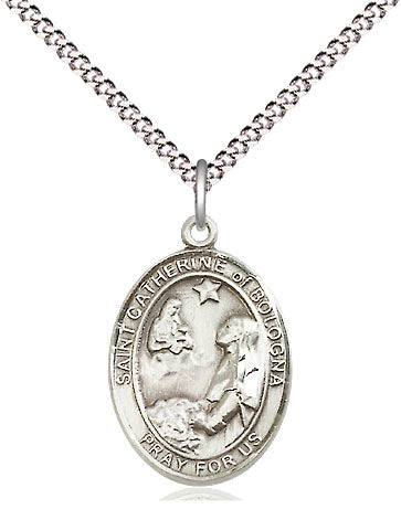 St Catherine Bolonga Medal in Sterling SIlver 8354SS