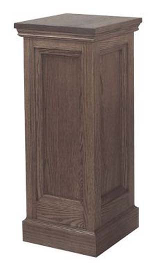 Wood Pedestal for Statue or Floral Vase no. 330