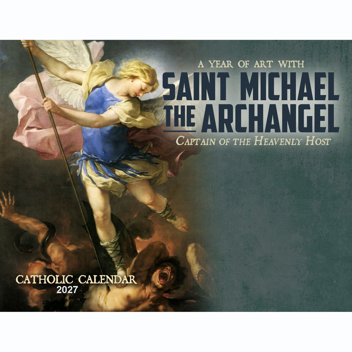 2027 St Michael in Art Catholic Wall Calendar