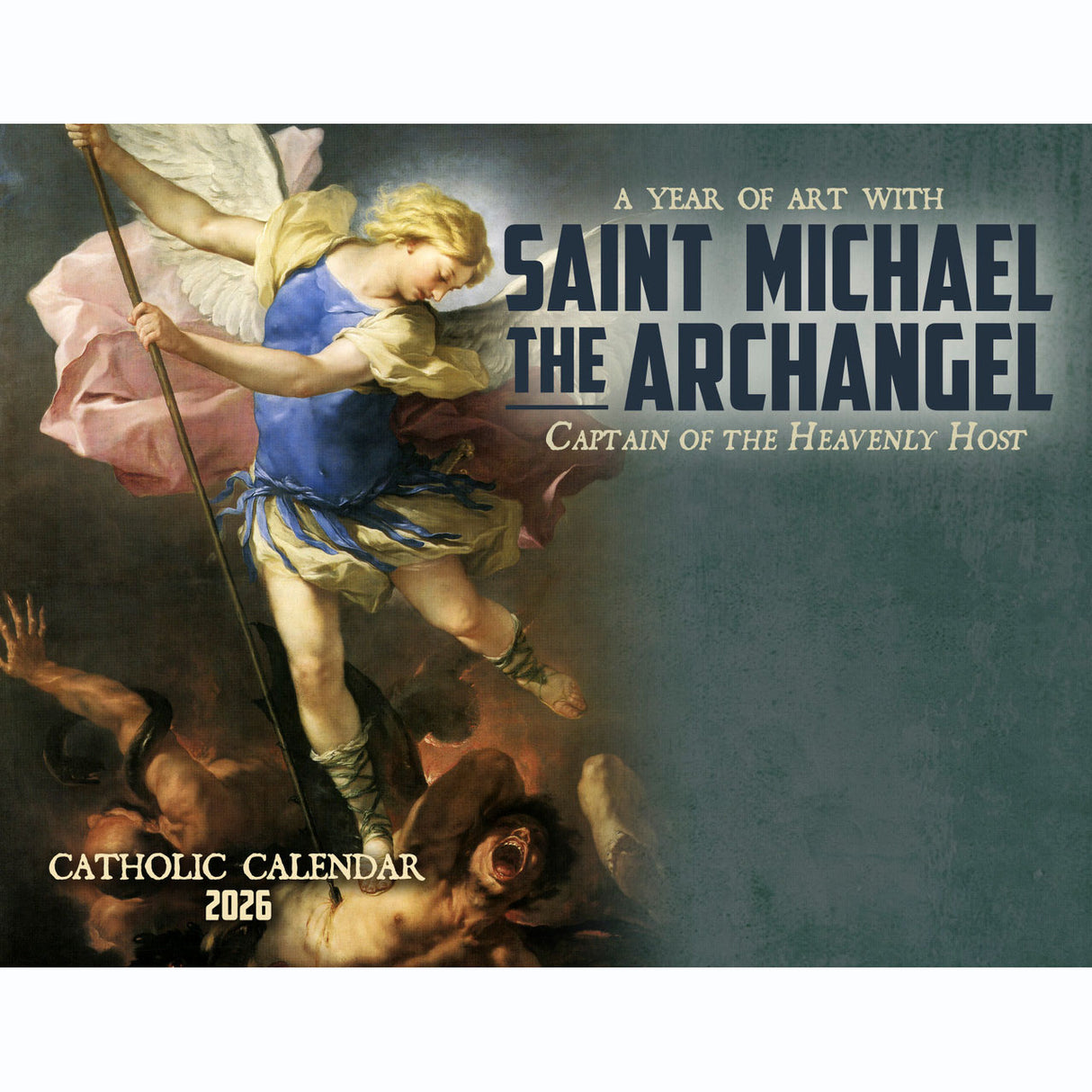 2026 St Michael in Art Catholic Wall Calendar