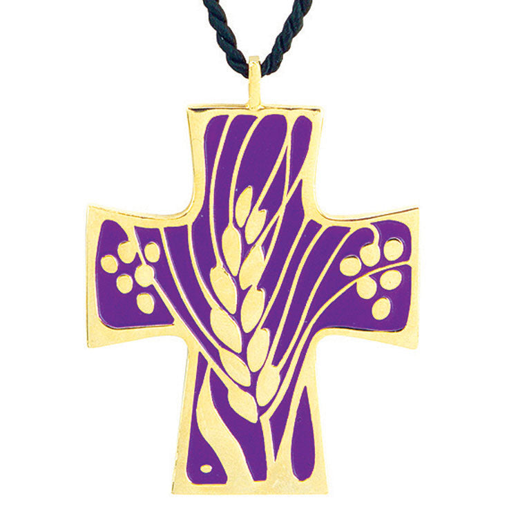 Purple Extraordinary Minister Cross Pendant