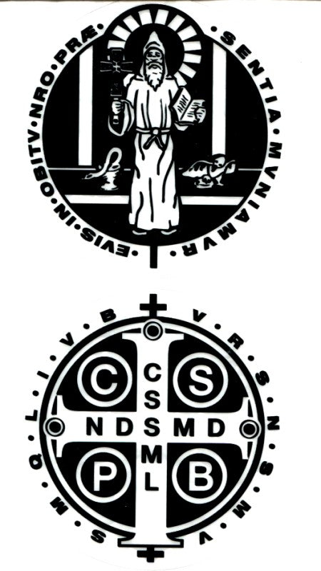 Benedict Reverse Double Car Decal