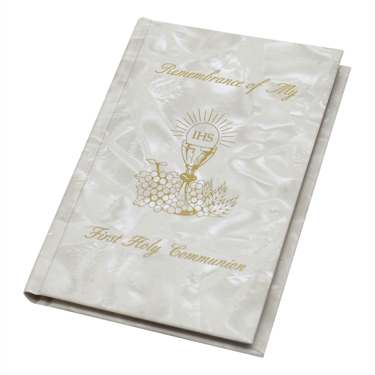 White Marian Children's Mass Book - Imitation Mother of Pearl