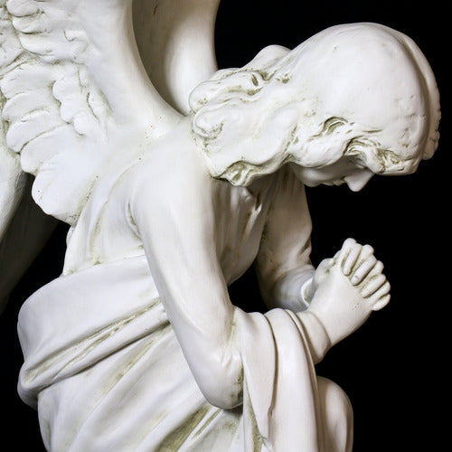 28 inch Kneeling Praying Angel Statue (Made to Order)