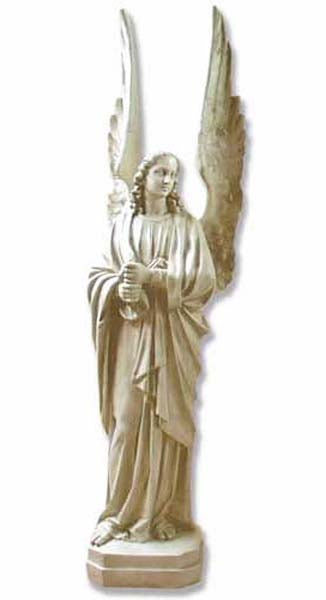 7.5 Foot Cathedral Angel Statue Facing Left (Made to Order)