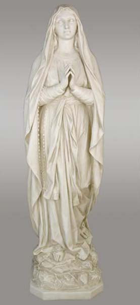 Our Lady of Lourdes 71 inch Statue - Made to Order
