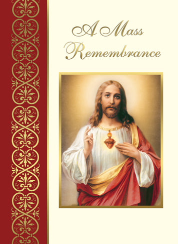 Sacred Heart Mass of Remebrance Cards 100ct