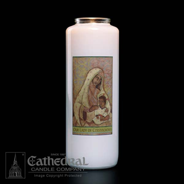 6 day Our Lady of Czestochowa Devotional Candle 2114