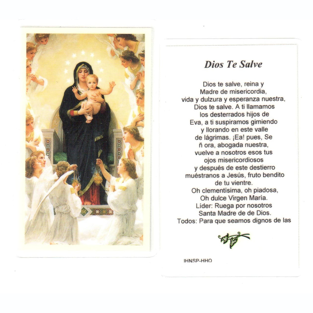 Reina de los Ángeles, Dios te salve Estampa laminada