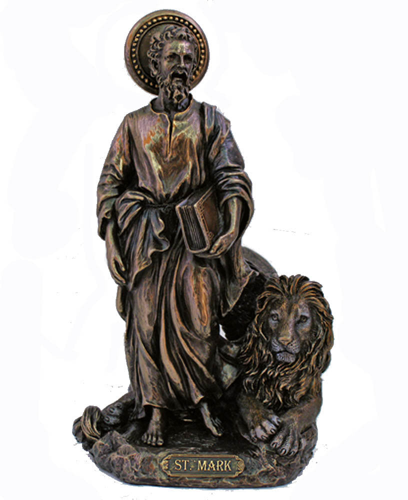 St. Mark with the Lion Bronze Statue