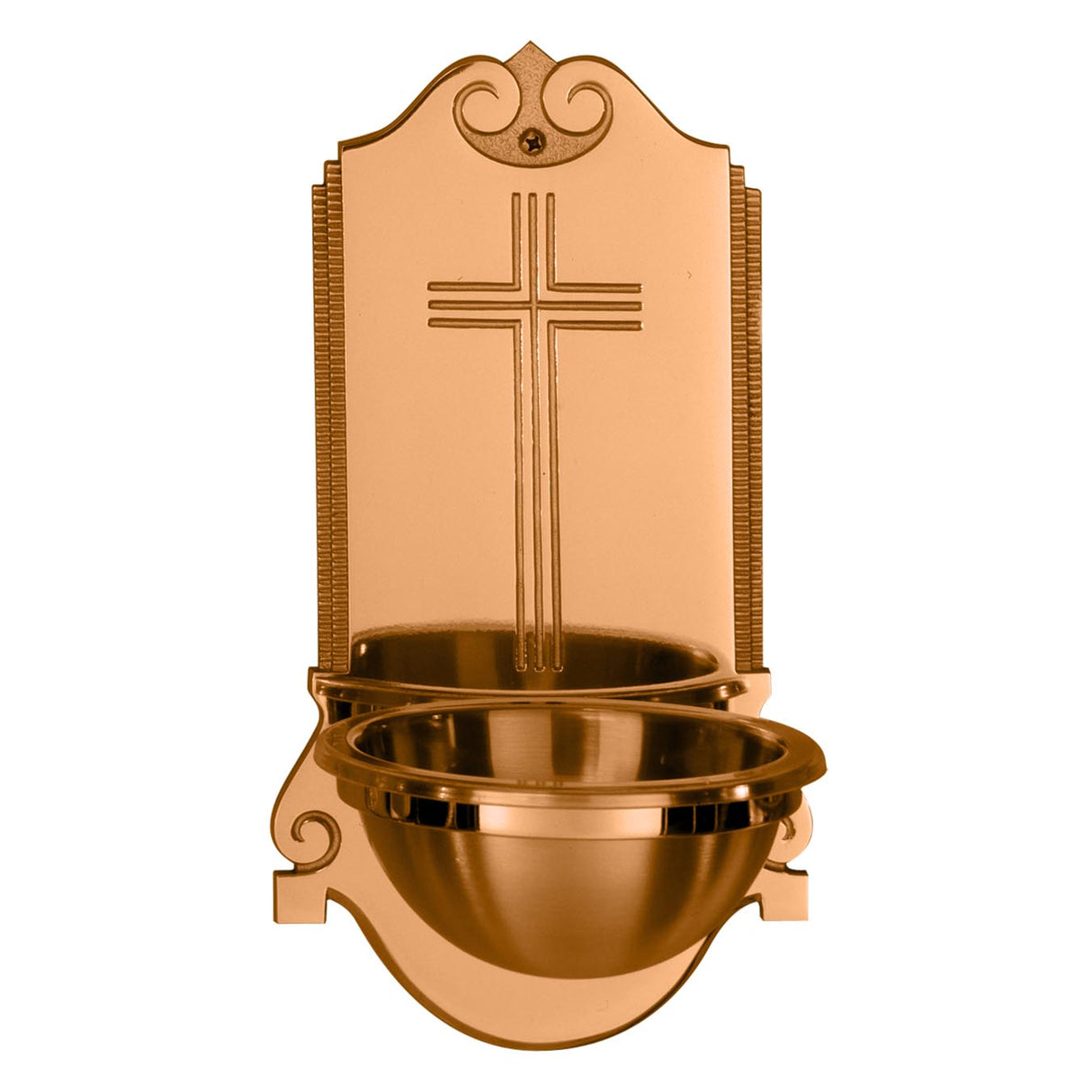 Holy Water Wall Font with Triple Cross - no. 2525-83C
