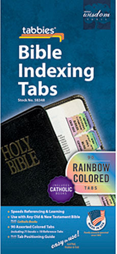 Catholic Rainbow Bible Tabbies