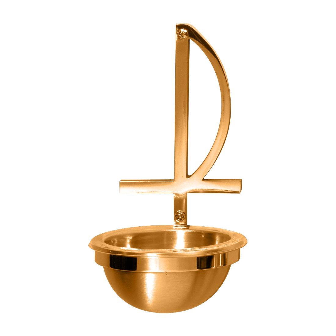 Chi Rho Cross Holy Water Font in 3 sizes- no. 2533-83