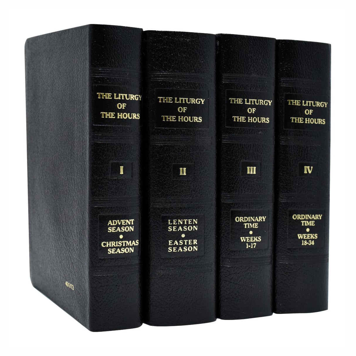 Liturgy of the Hours - 4 volume Black Bonded Leather Divine Office