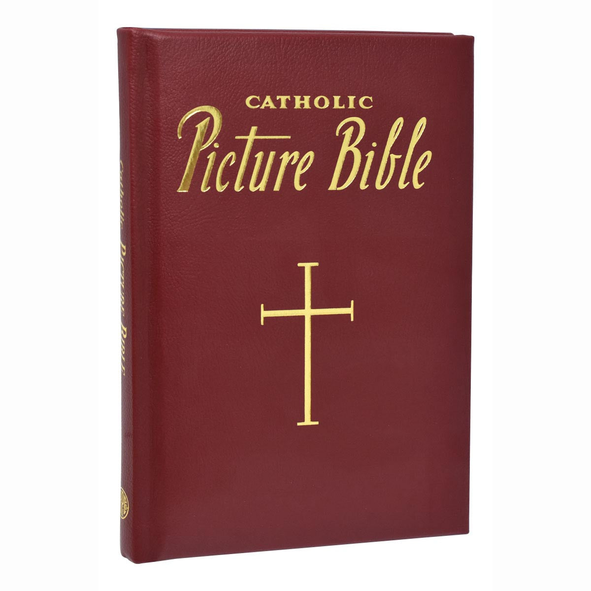 Deluxe Saint Joseph Picture Bible - Burgundy Imitation Leather Binding