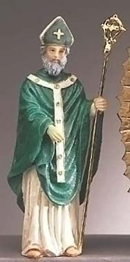 St Patrick 3.5 inch boxed figure and holy card