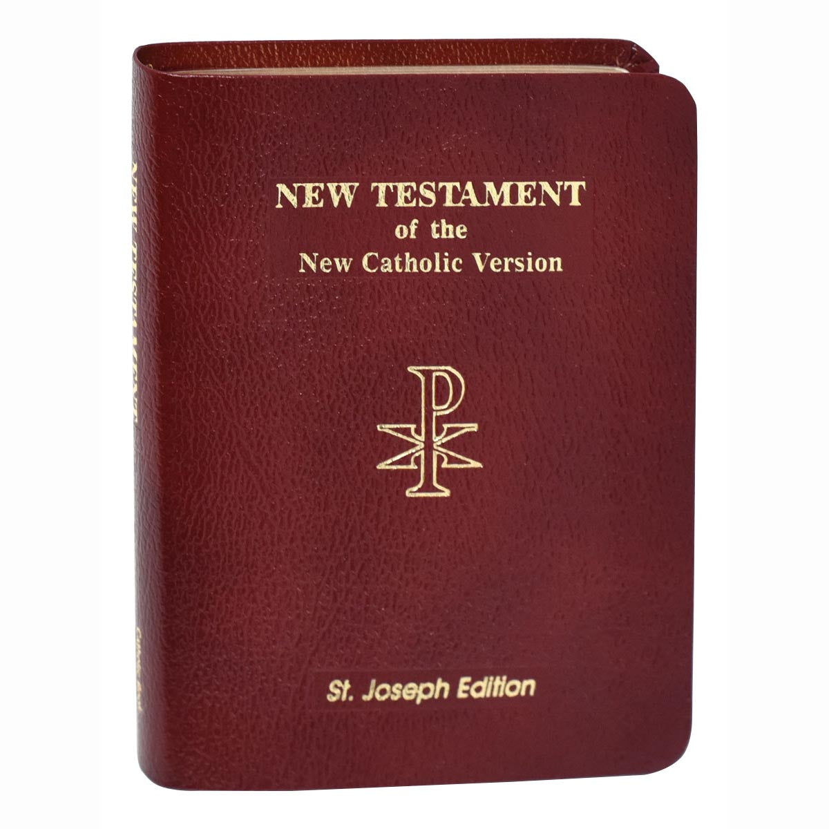 Pocket New Testament (Catholic Edition) - Burgundy Bonded Leather