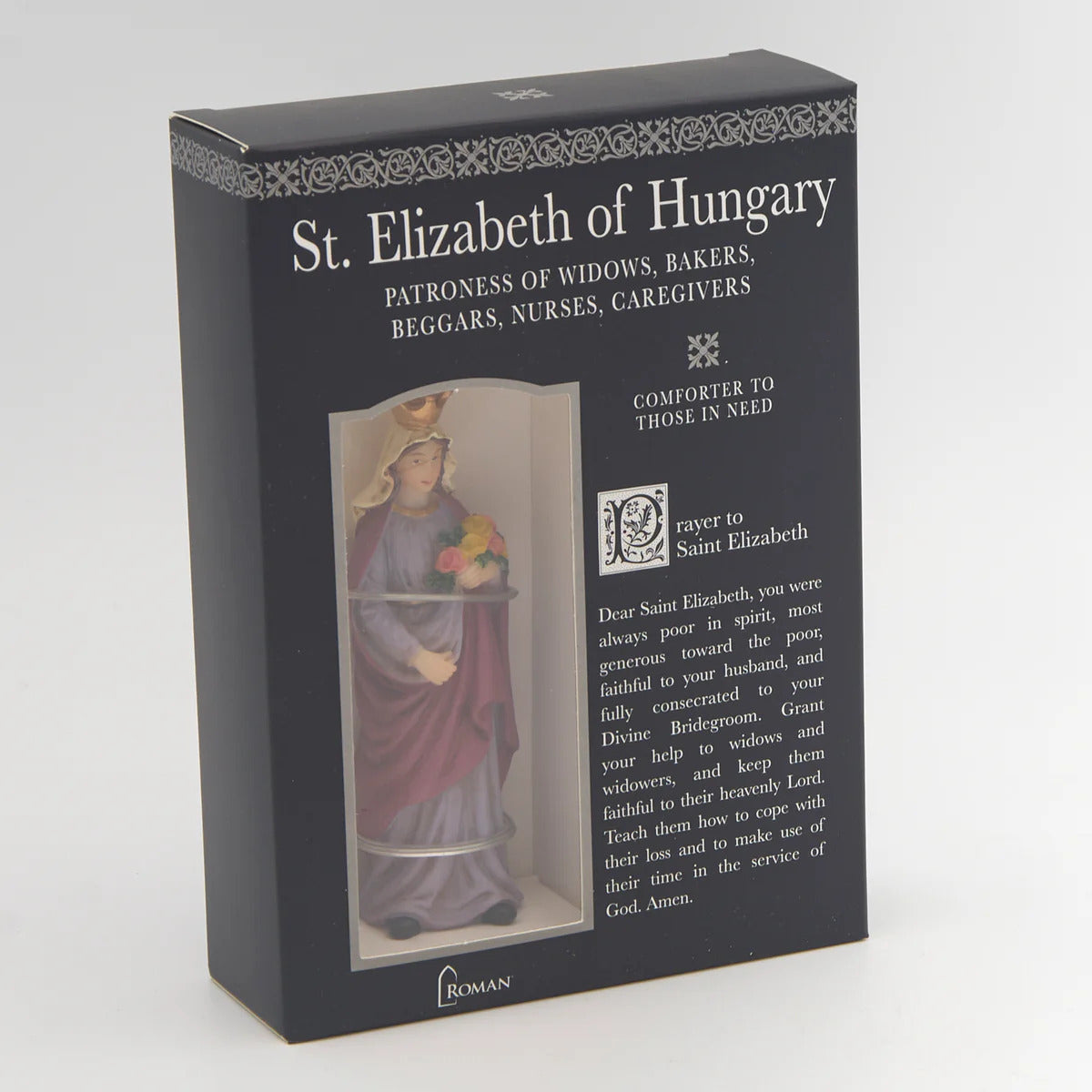 St Elizabeth 4 inch boxed figure and holy card