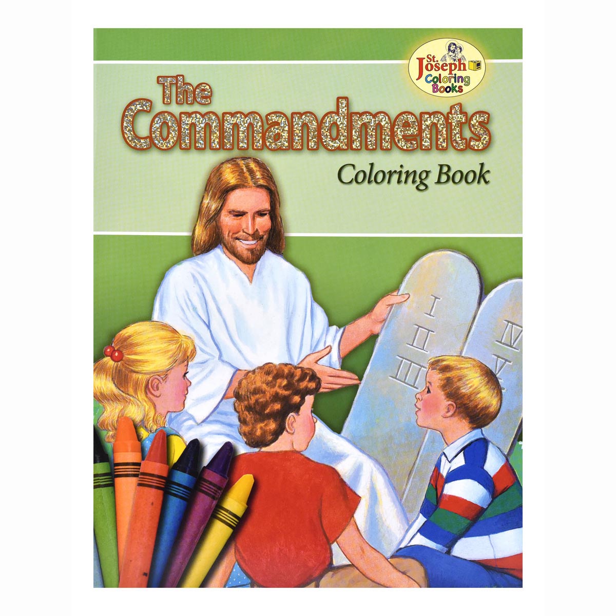 Coloring Book About the Commandments