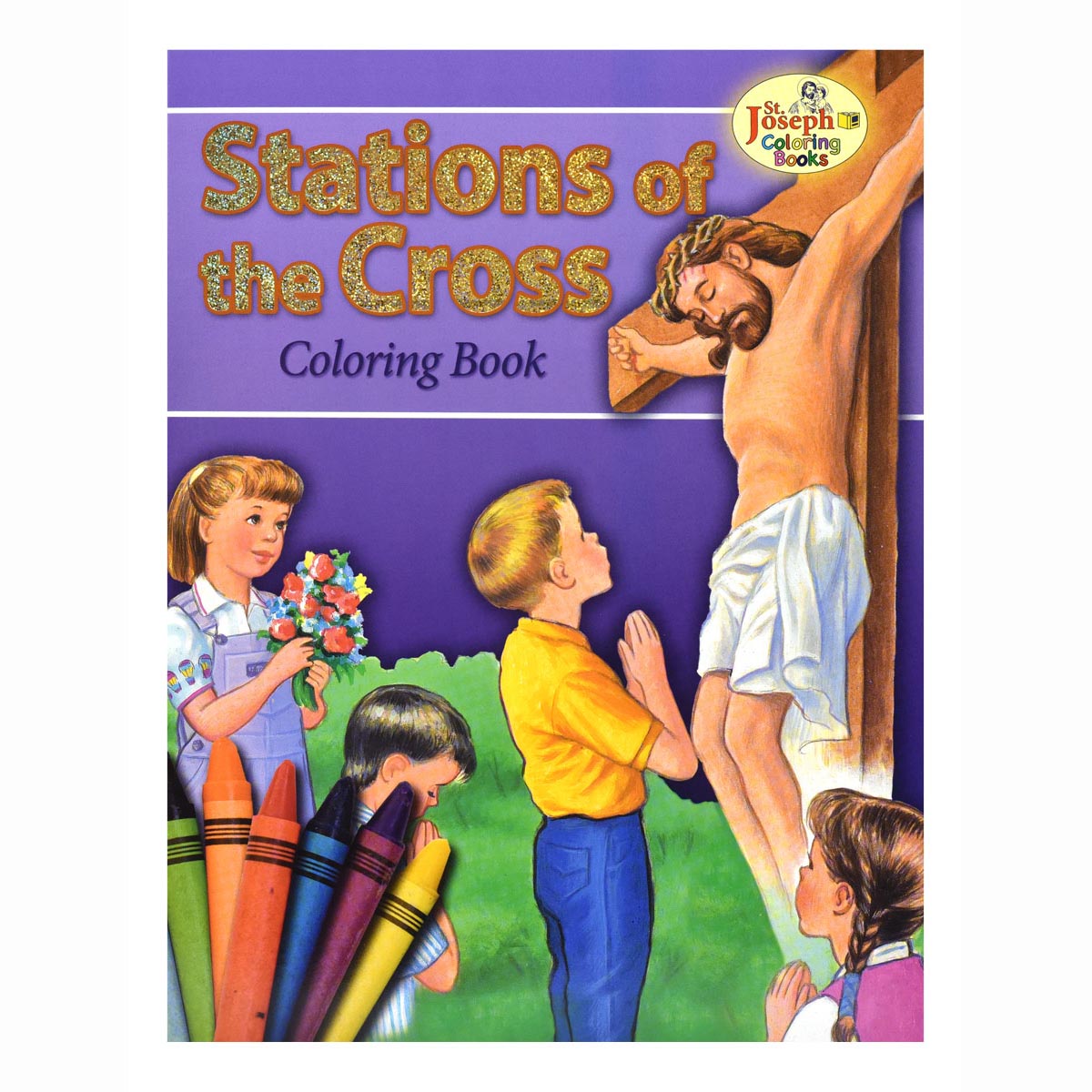 Coloring Book About the Stations of the Cross