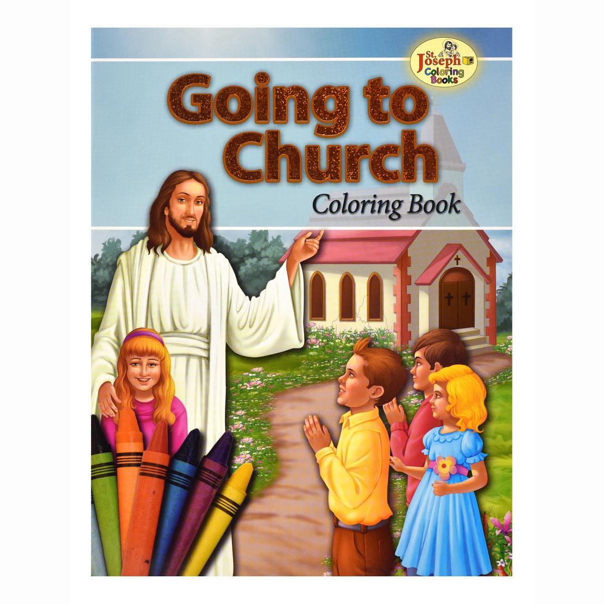 Coloring Book About Going to Church 694