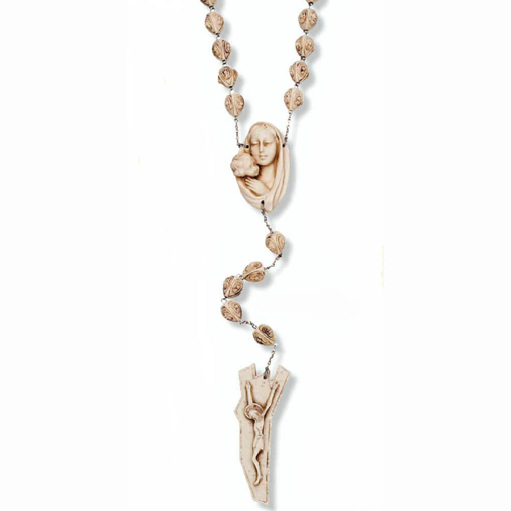 Extra Large Faux Alabaster Wall Rosary