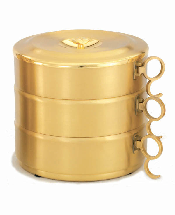 Gold Plate Ciborium with Swinging Handles 454G
