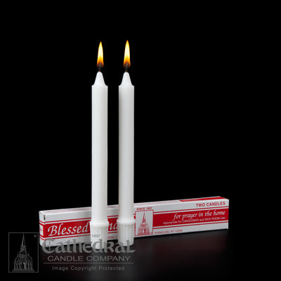 Pure White Blessed Candle Set for Candlemas