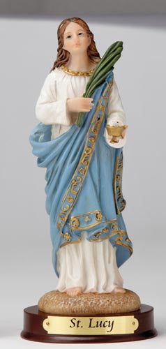 Saint Lucy Statue - 8 inch
