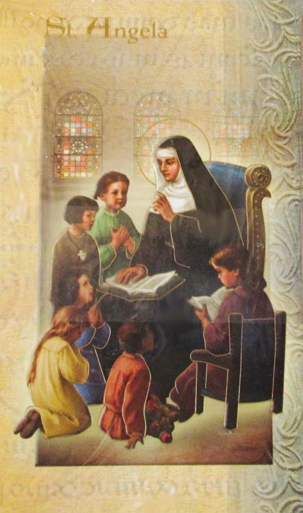 Saint Angela Merici Biography Pamphlet