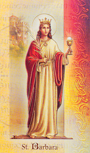 Saint Barbara Biography Pamphlet