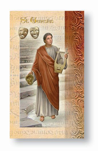 Saint Genesius Biography Pamphlet