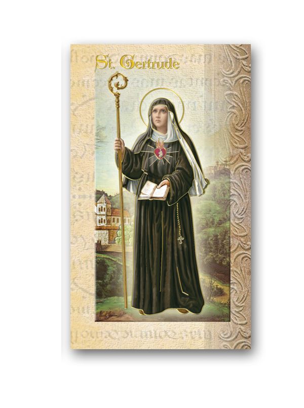 Saint Gertrude Biography Pamphlet