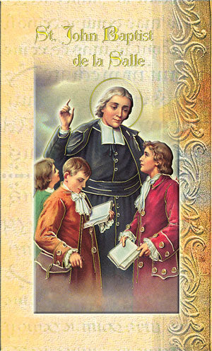 Saint John Baptist de La Salle Biography Pamphlet