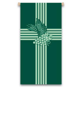 4ft. Wheatstocks and Grapevines Printed Banner no. 7214